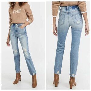 Mother Denim High Waisted Rider Skimp Jeans The Confession Size 28